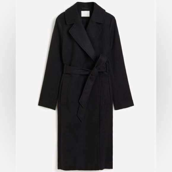 SOLD Fitted Coat with Belt - Picture 1 of 5